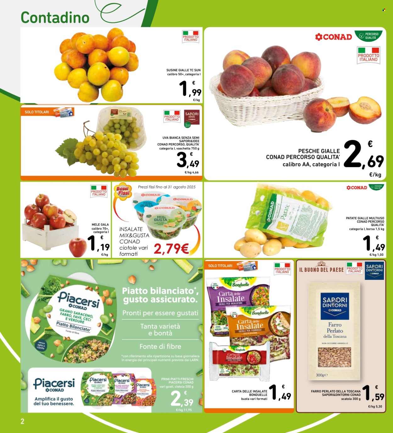 Volantino Spazio Conad - 18/8/2025 - 27/8/2025. Pagina 2
