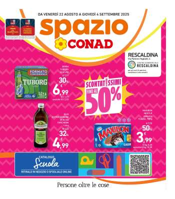 Volantino Spazio Conad - 22/8/2025 - 4/9/2025.