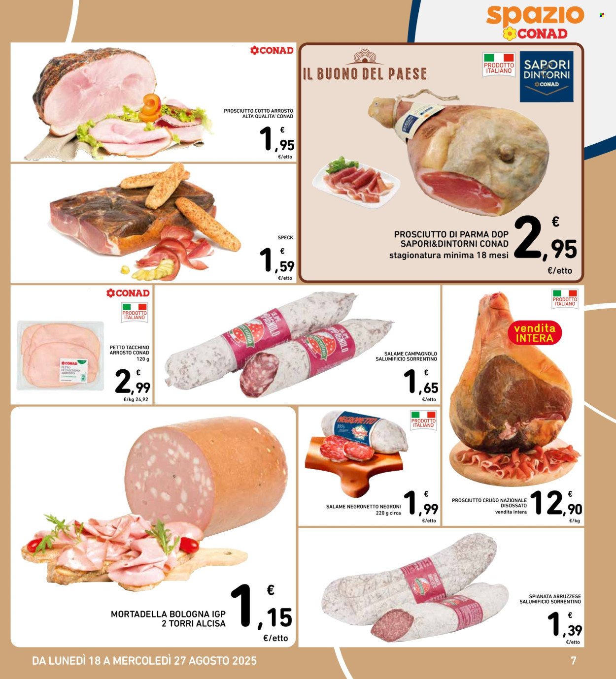 Volantino Spazio Conad - 18/8/2025 - 27/8/2025. Pagina 7