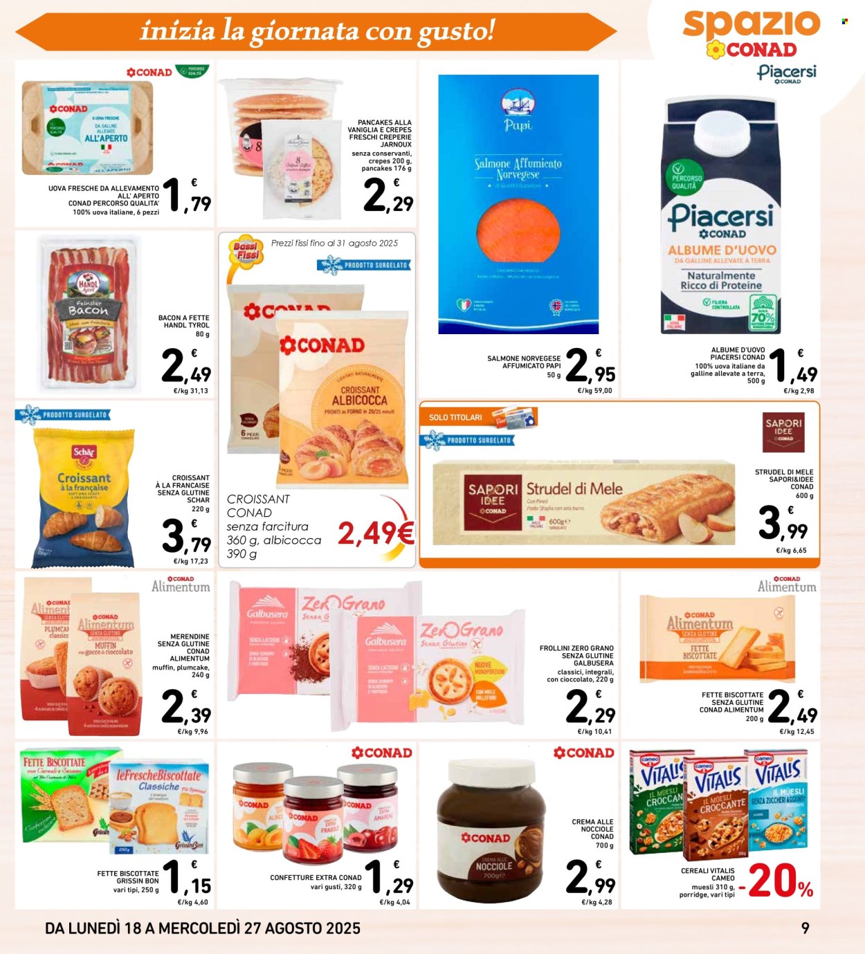 Volantino Spazio Conad - 18/8/2025 - 27/8/2025. Pagina 9