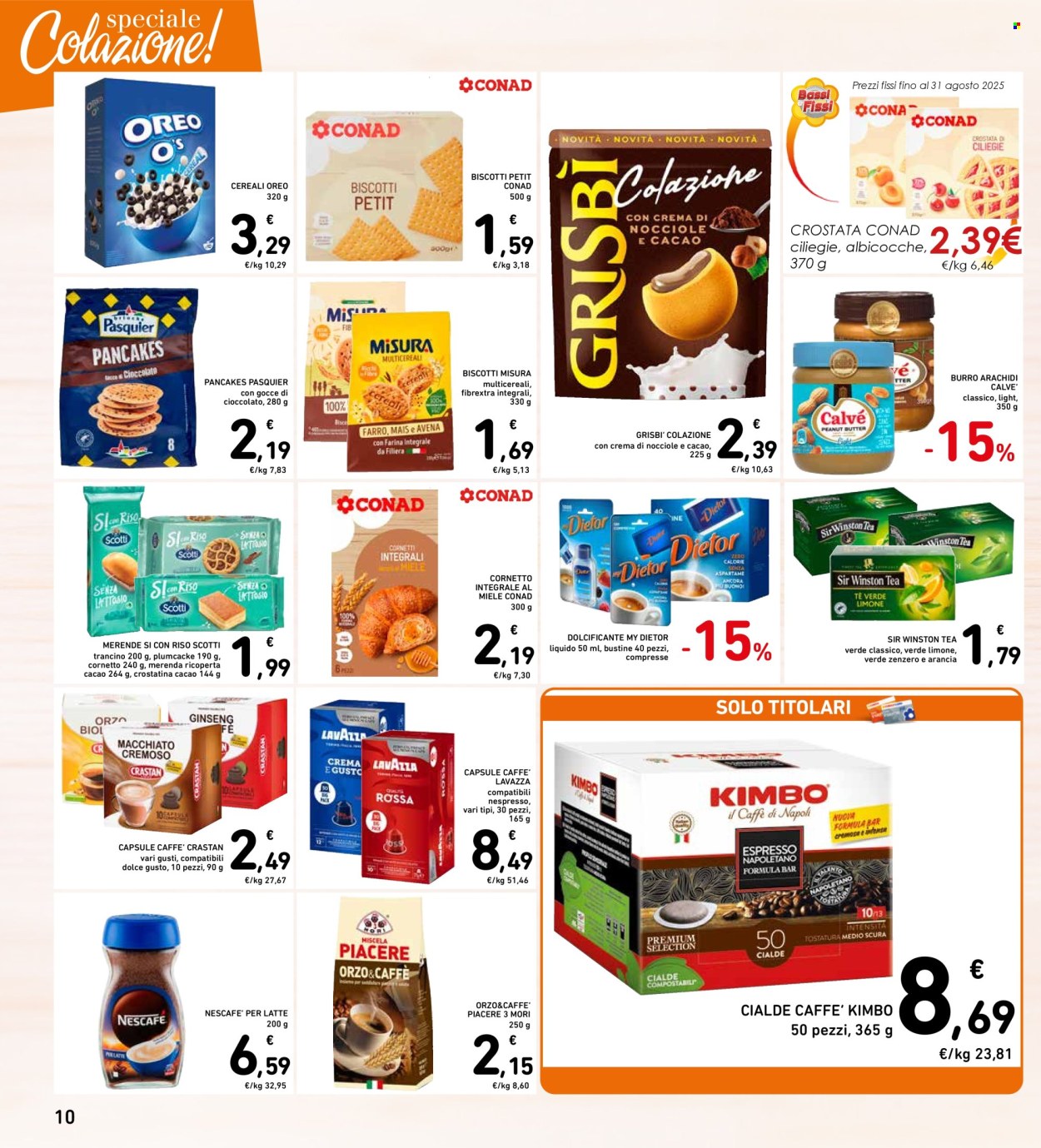 Volantino Spazio Conad - 18/8/2025 - 27/8/2025. Pagina 10