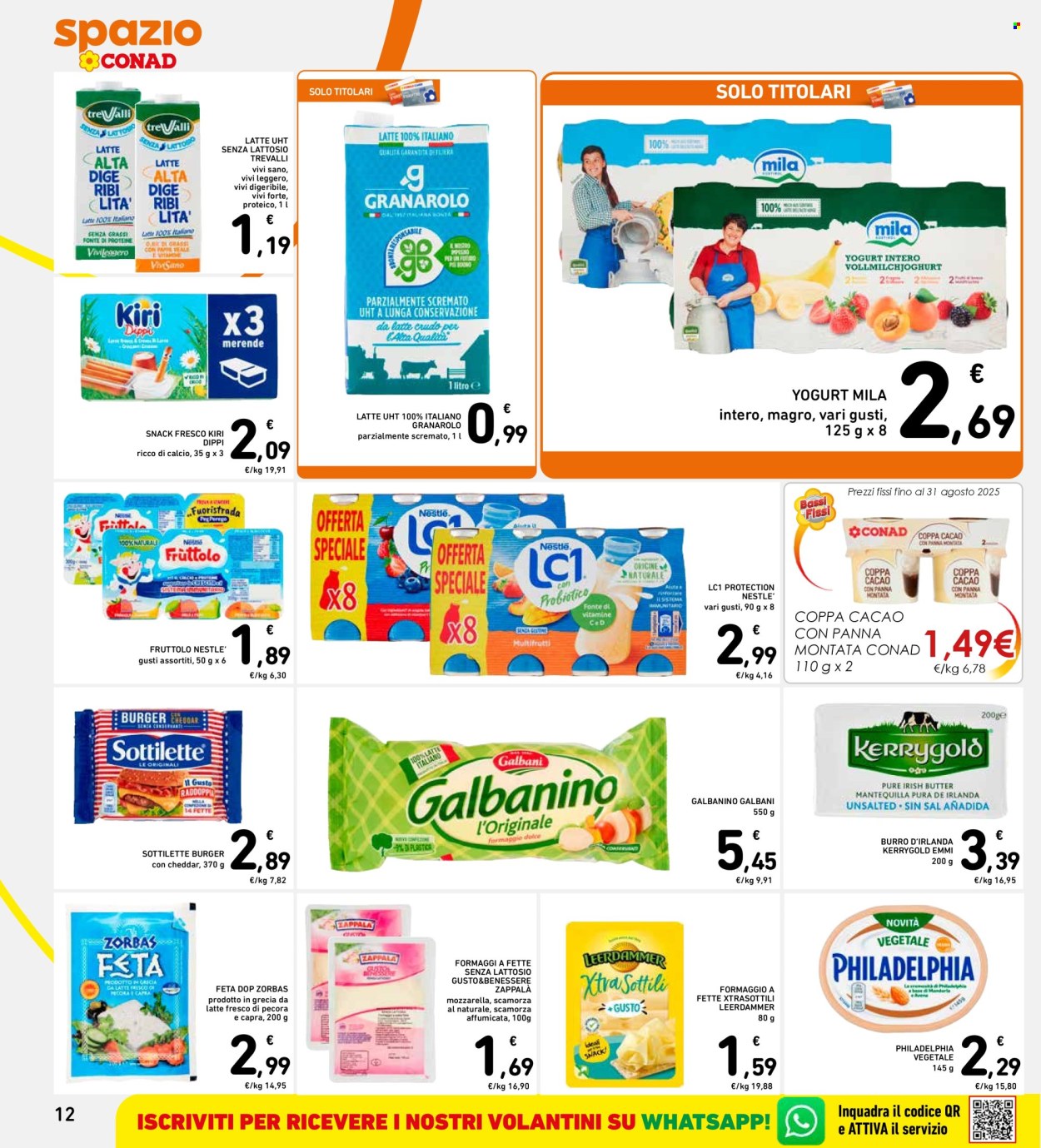 Volantino Spazio Conad - 18/8/2025 - 27/8/2025. Pagina 12