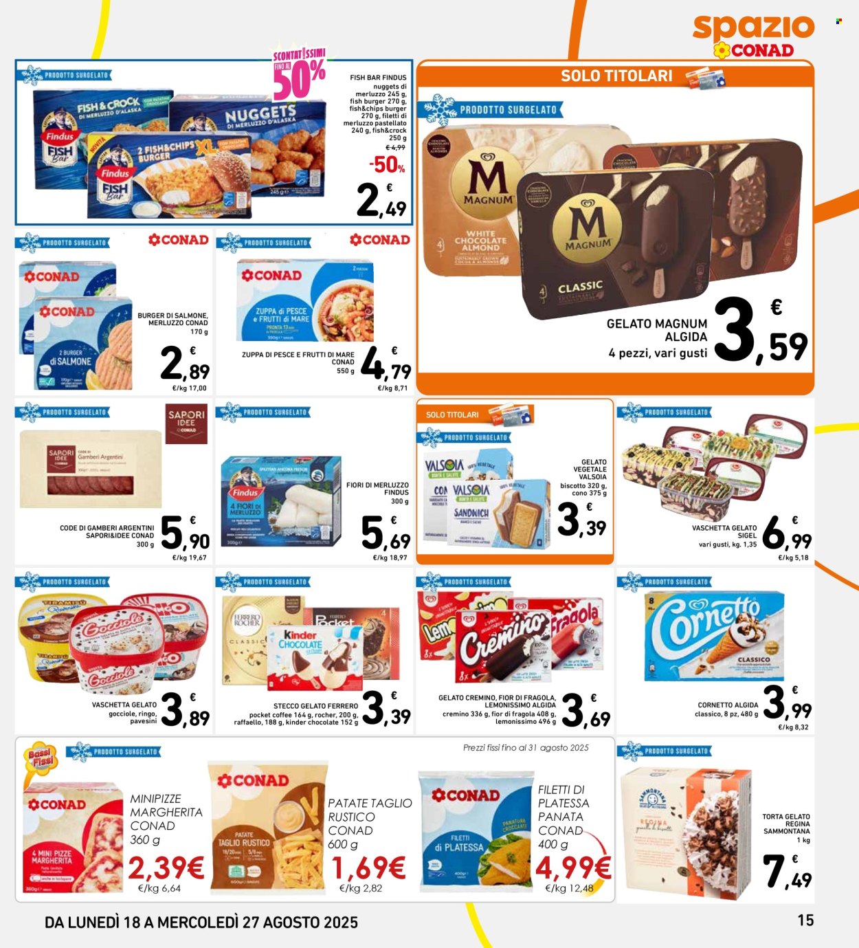 Volantino Spazio Conad - 18/8/2025 - 27/8/2025. Pagina 15