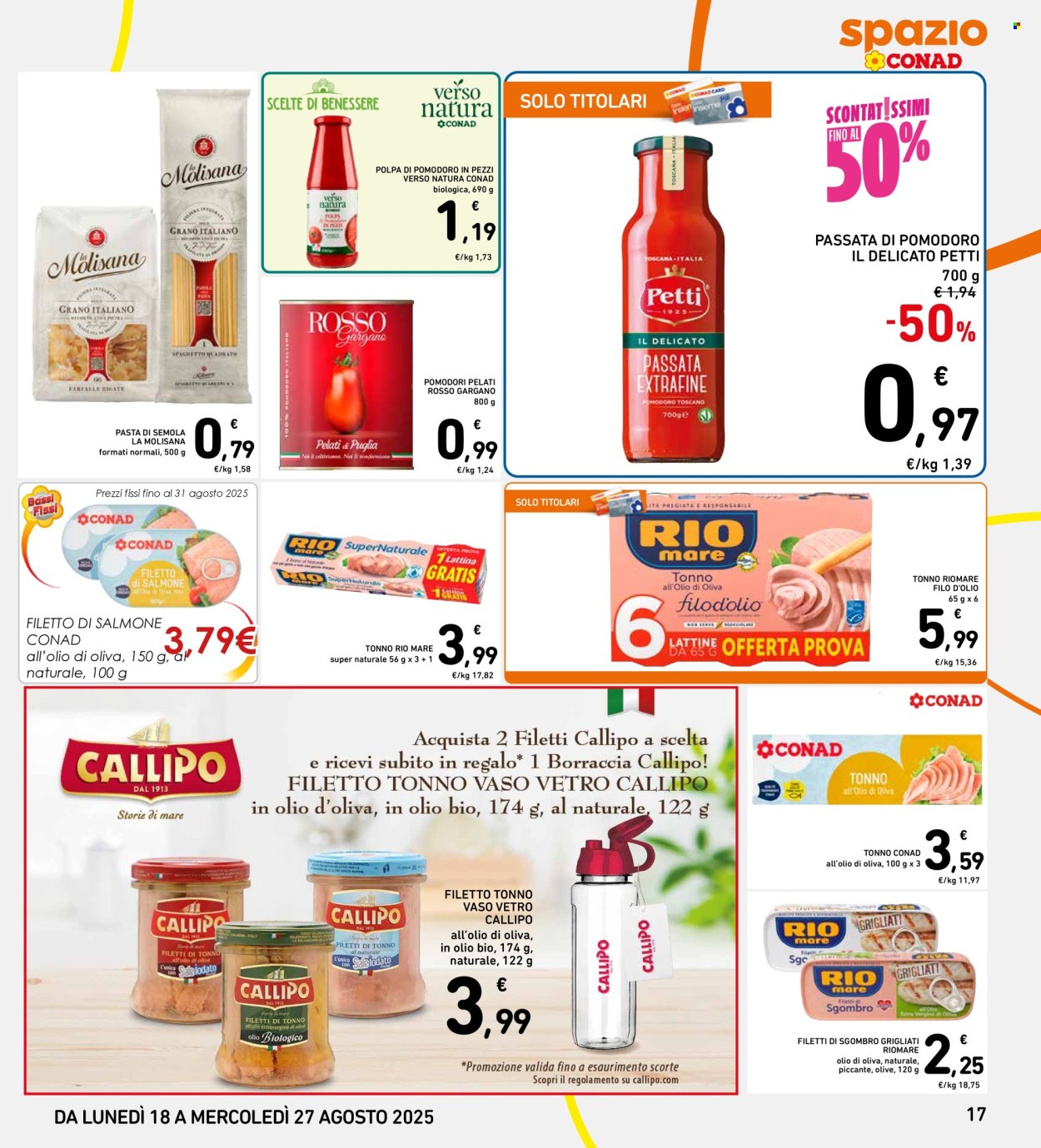 Volantino Spazio Conad - 18/8/2025 - 27/8/2025. Pagina 17