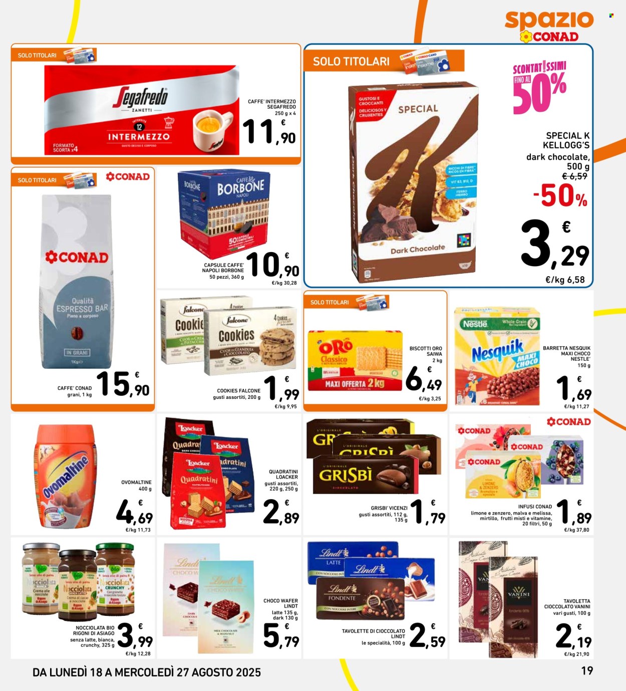 Volantino Spazio Conad - 18/8/2025 - 27/8/2025. Pagina 19