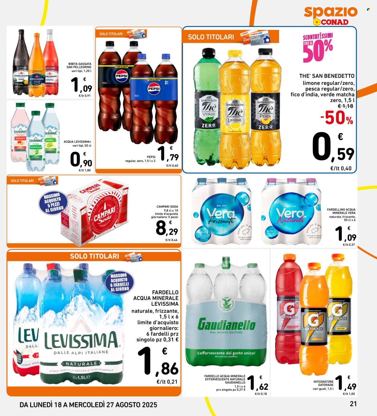 Volantino Spazio Conad - 18/8/2025 - 27/8/2025. Pagina 21