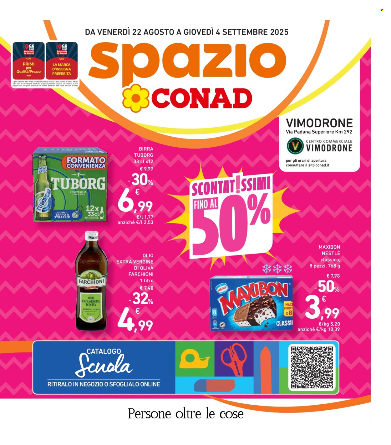 Volantino Spazio Conad - 22/8/2025 - 4/9/2025. Pagina 1