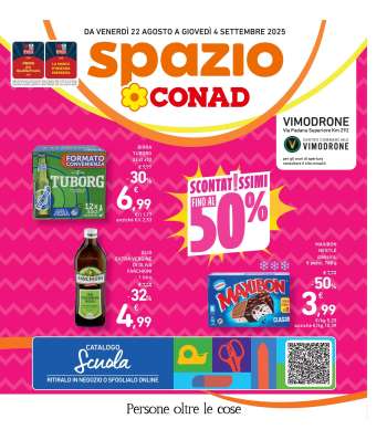 Volantino Spazio Conad - 22/8/2025 - 4/9/2025.