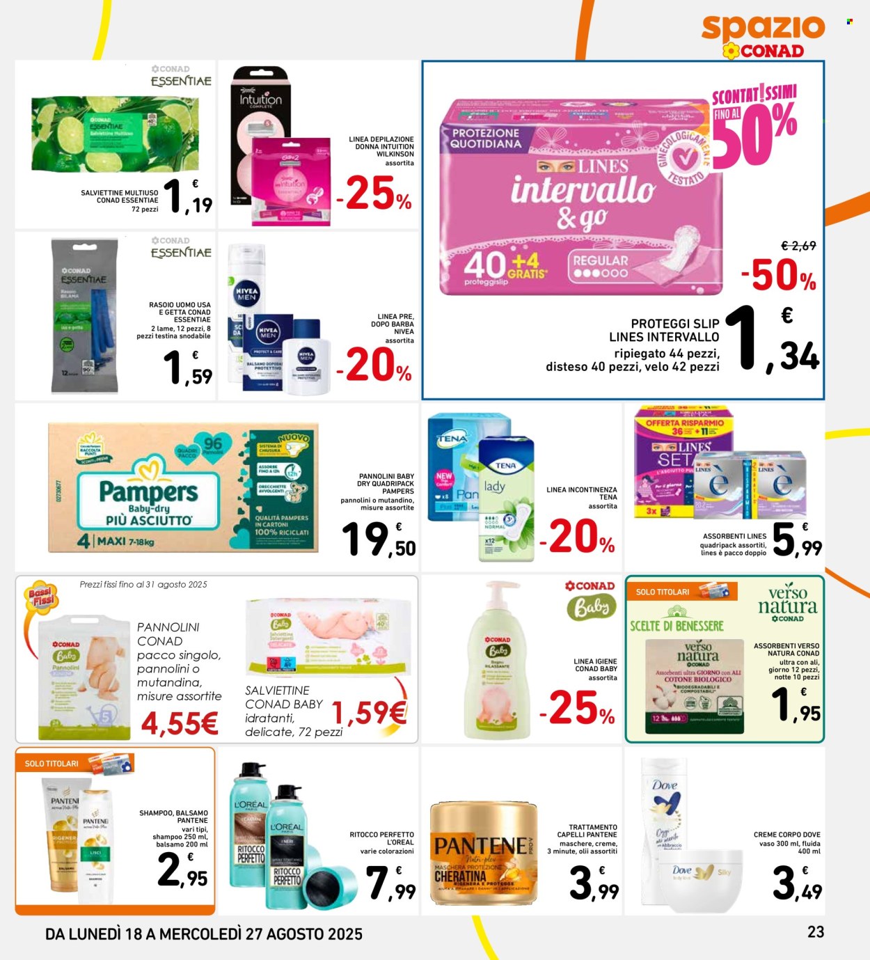 Volantino Spazio Conad - 18/8/2025 - 27/8/2025. Pagina 23