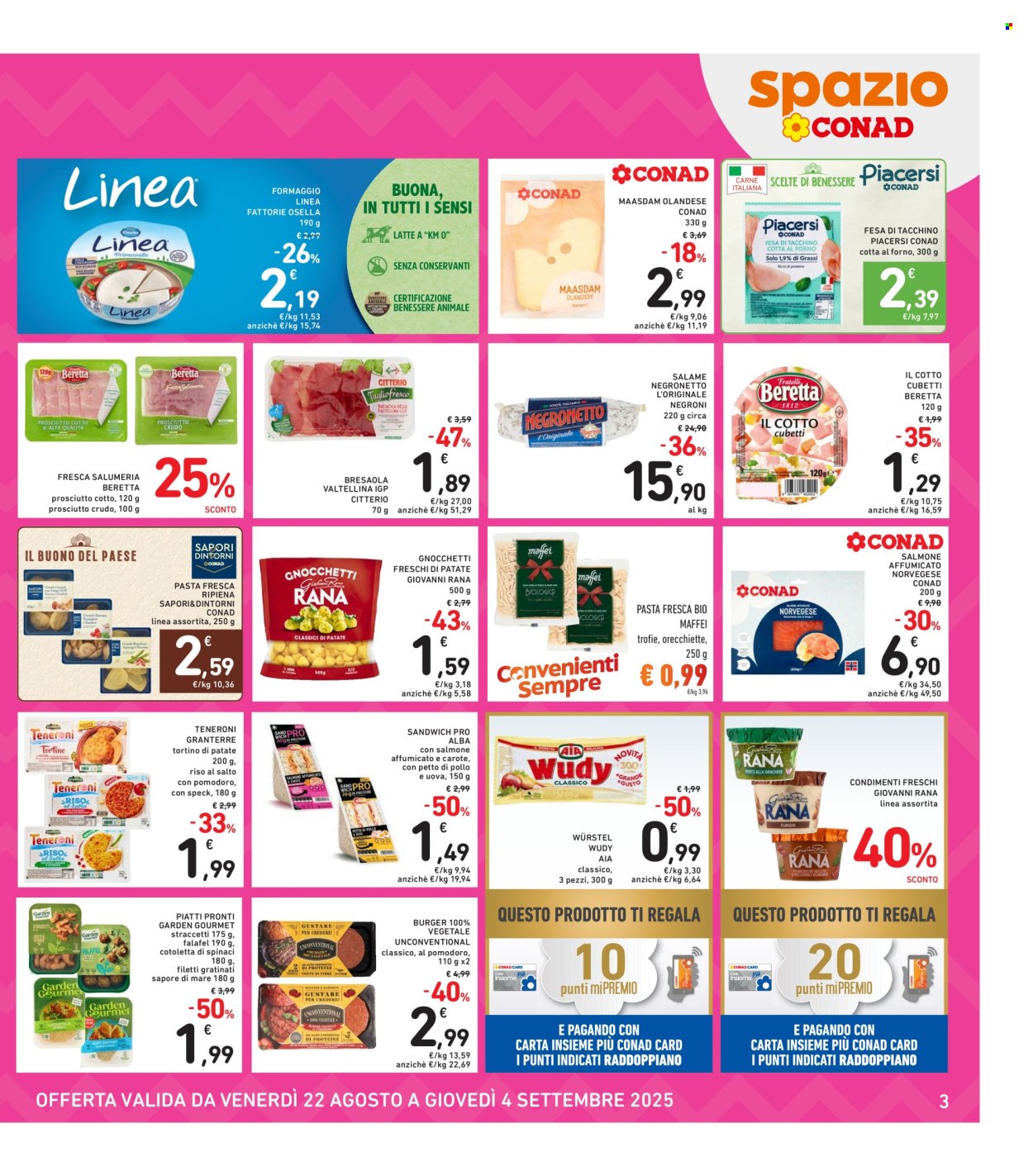 Volantino Spazio Conad - 22/8/2025 - 4/9/2025. Pagina 3