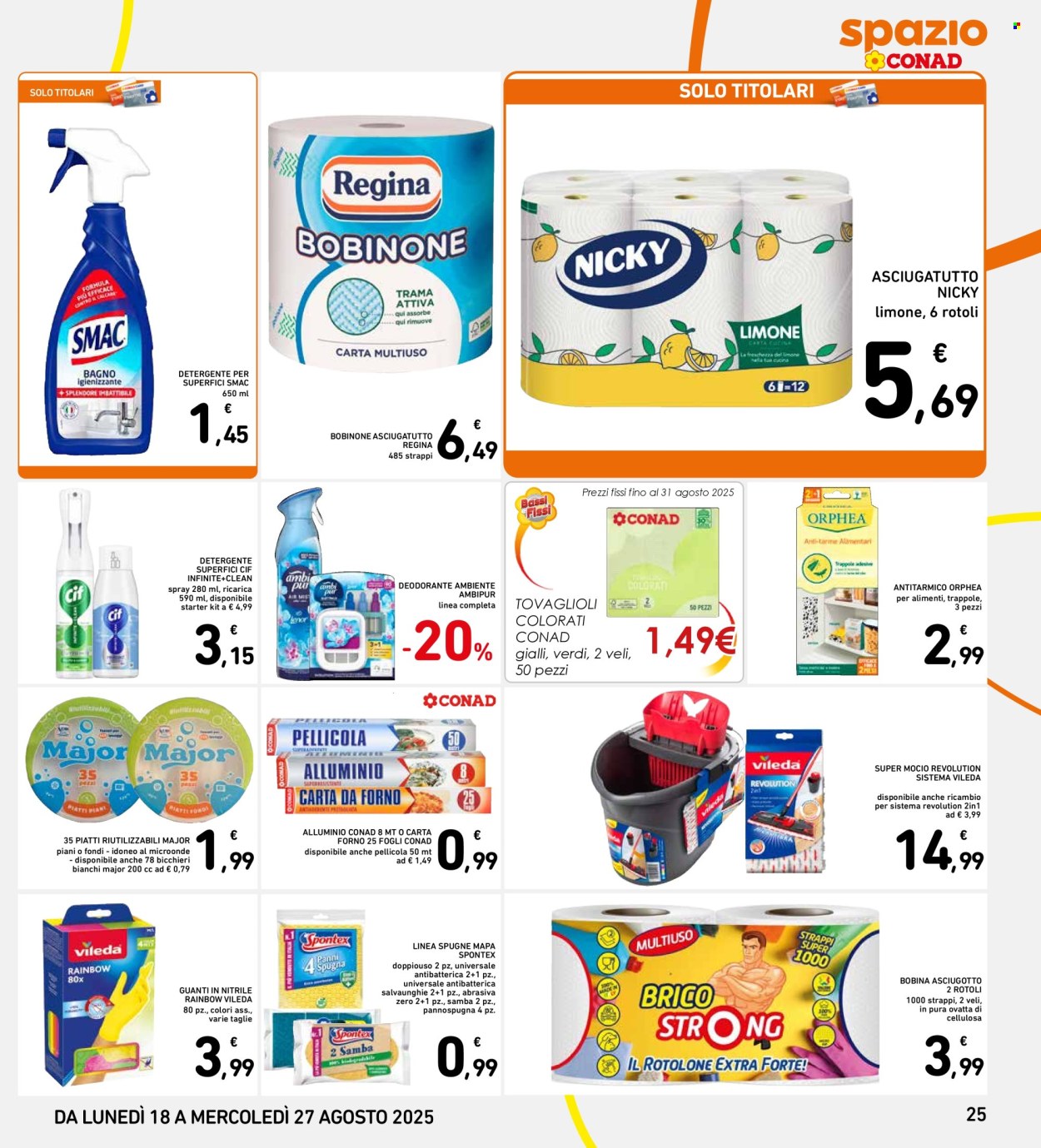 Volantino Spazio Conad - 18/8/2025 - 27/8/2025. Pagina 25