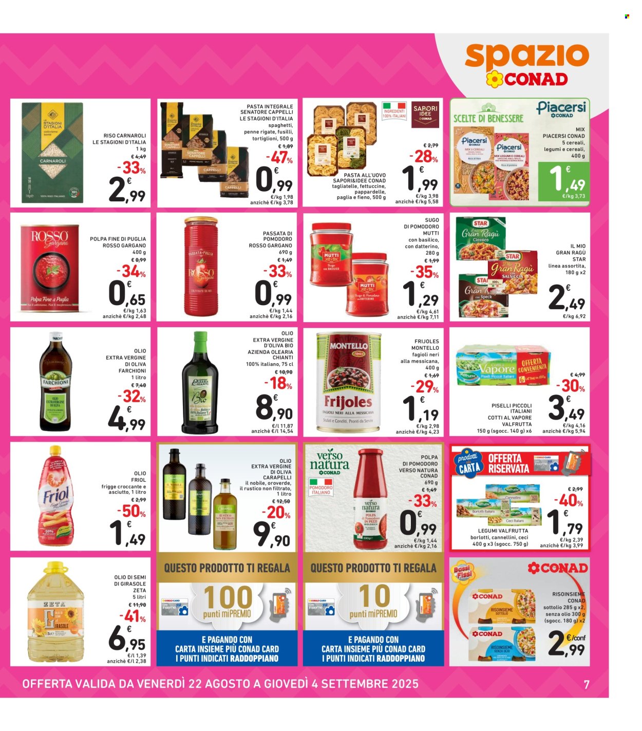 Volantino Spazio Conad - 22/8/2025 - 4/9/2025. Pagina 7