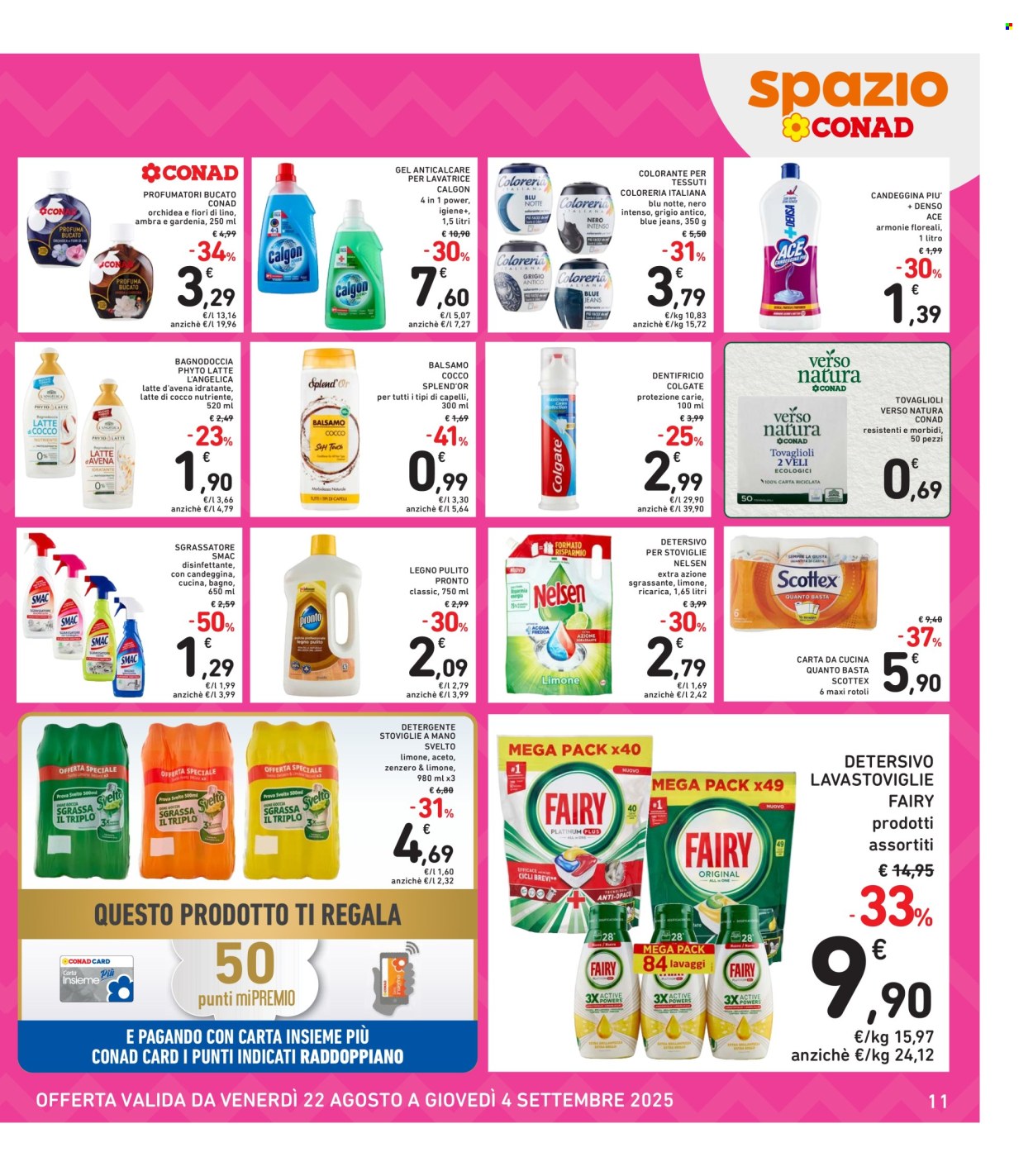Volantino Spazio Conad - 22/8/2025 - 4/9/2025. Pagina 11