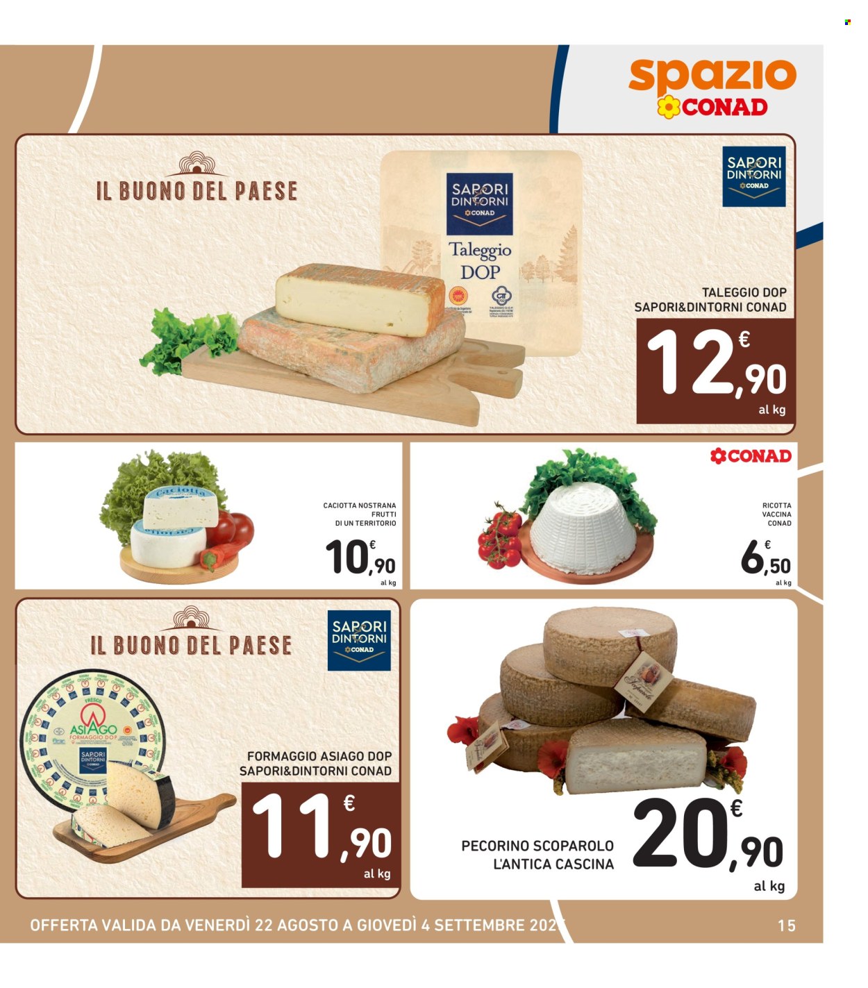 Volantino Spazio Conad - 22/8/2025 - 4/9/2025. Pagina 15