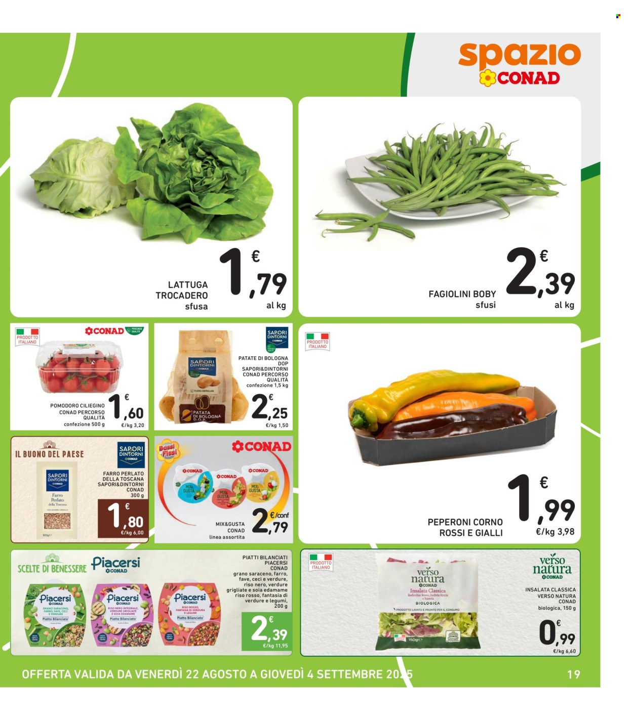 Volantino Spazio Conad - 22/8/2025 - 4/9/2025. Pagina 19