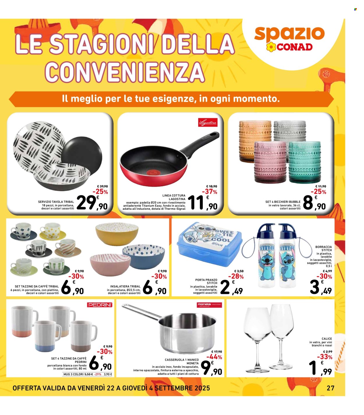 Volantino Spazio Conad - 22/8/2025 - 4/9/2025. Pagina 27