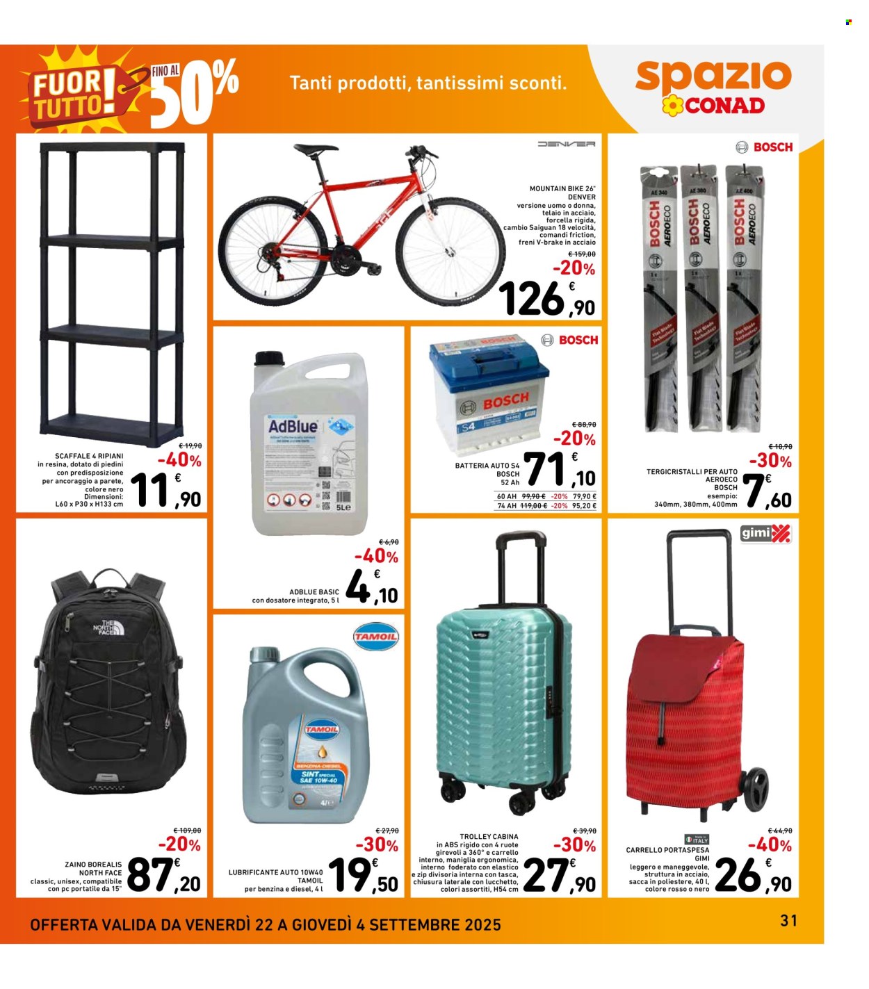 Volantino Spazio Conad - 22/8/2025 - 4/9/2025. Pagina 31