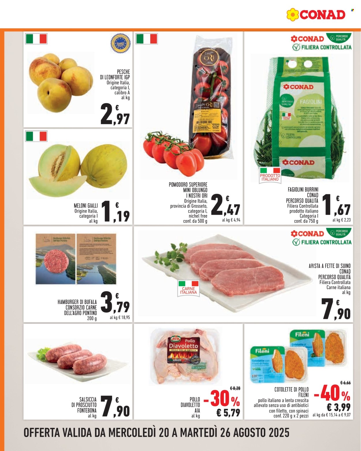 Volantino Conad - 20/8/2025 - 26/8/2025. Pagina 2