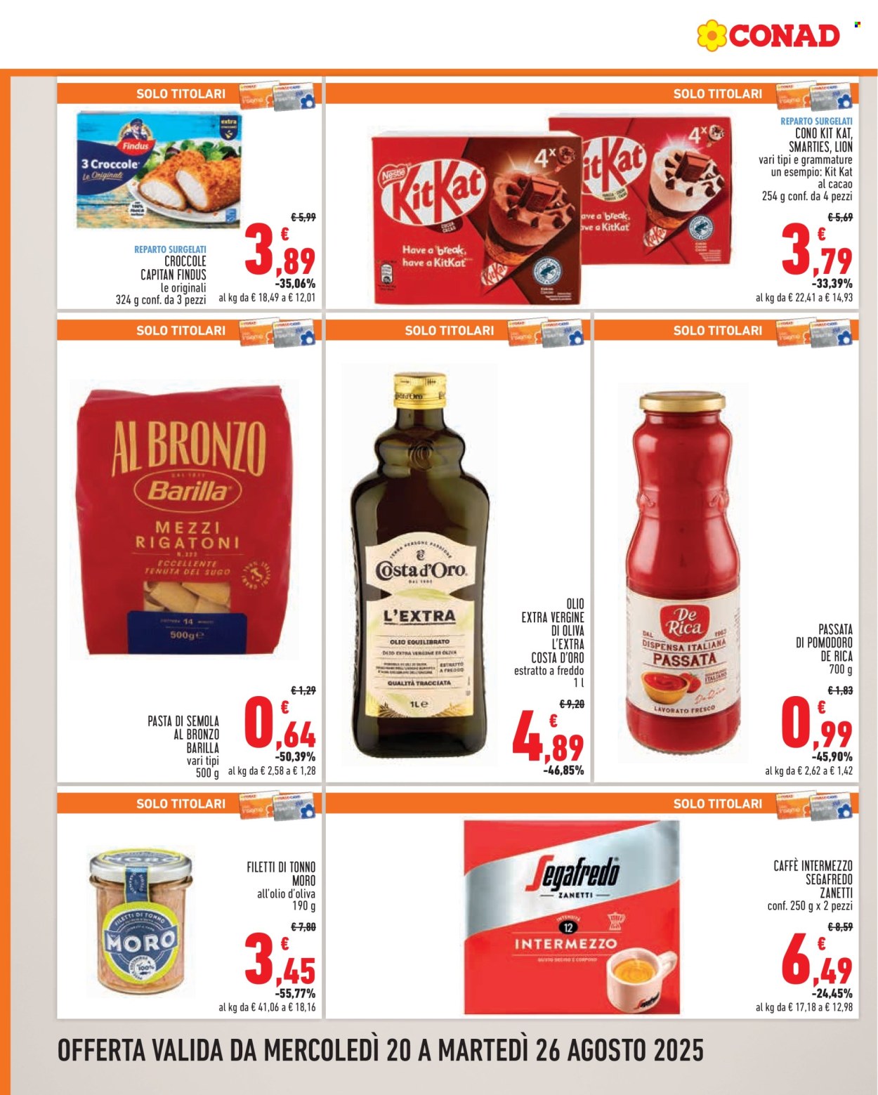 Volantino Conad - 20/8/2025 - 26/8/2025. Pagina 6