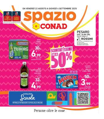 Volantino Spazio Conad - 22/8/2025 - 4/9/2025.