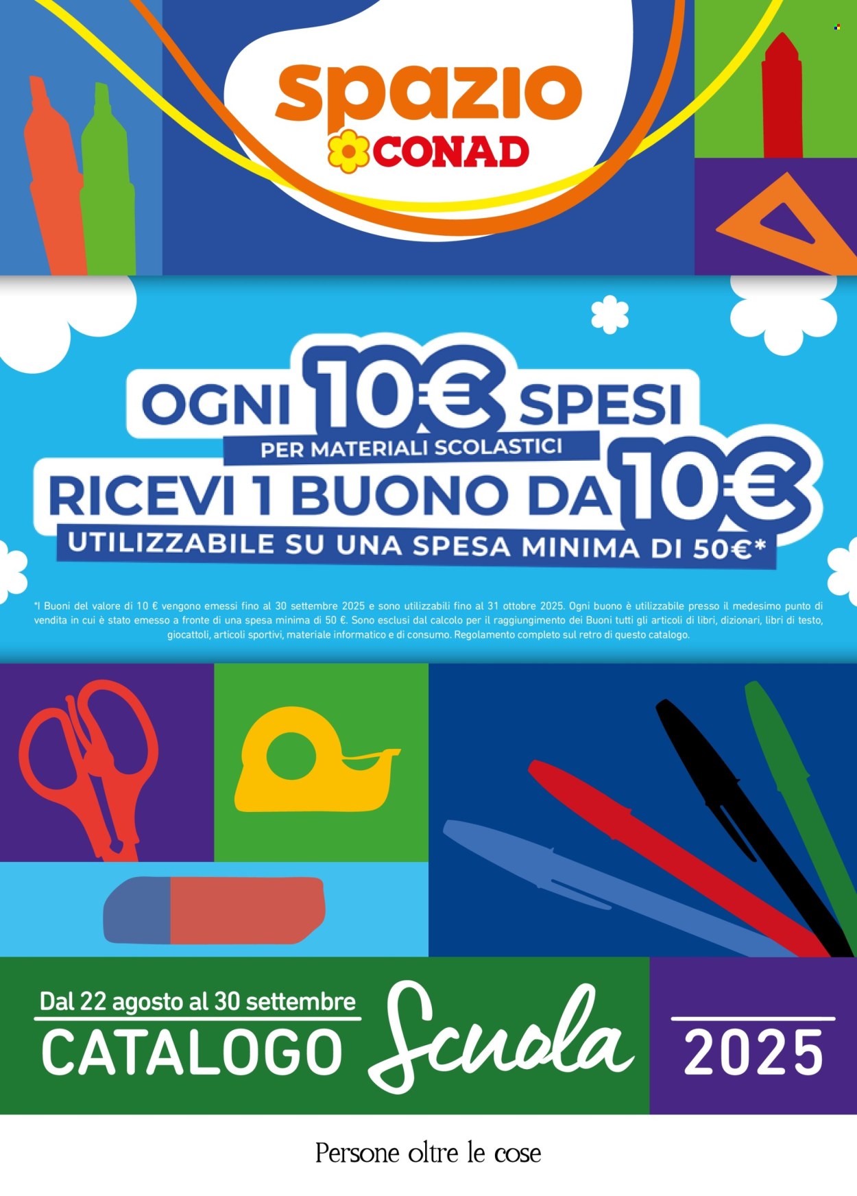 Volantino Spazio Conad - 22/8/2025 - 30/9/2025. Pagina 1