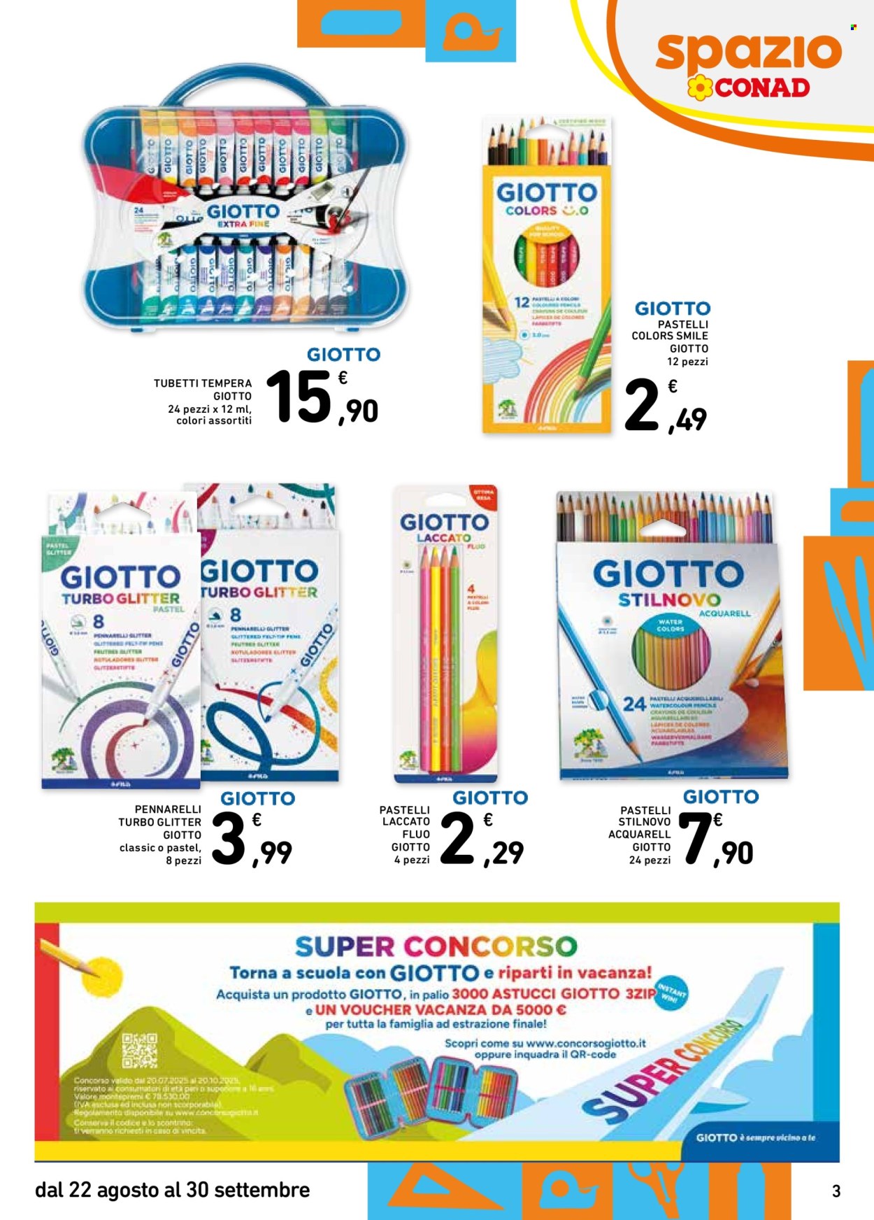 Volantino Spazio Conad - 22/8/2025 - 30/9/2025. Pagina 3