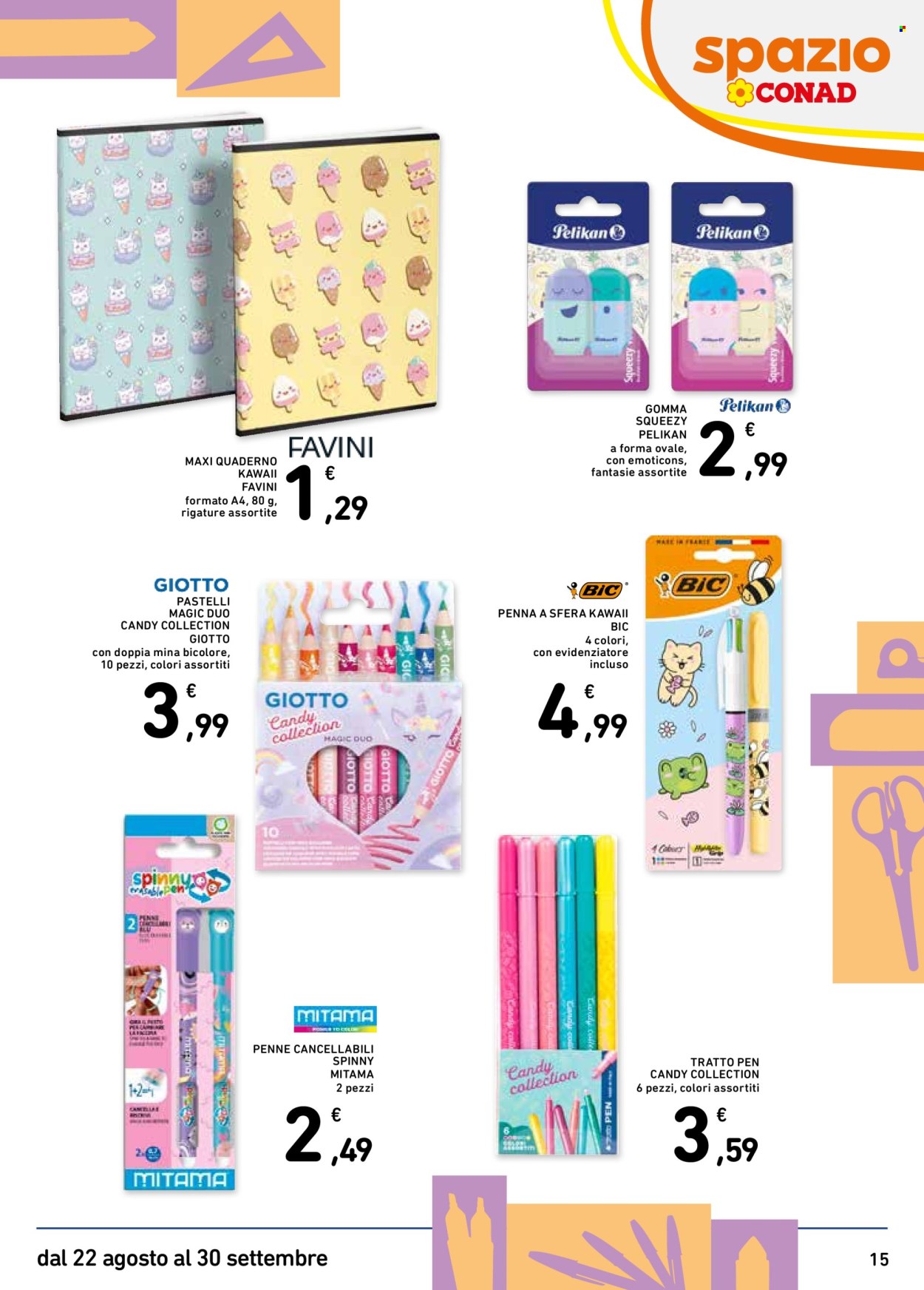 Volantino Spazio Conad - 22/8/2025 - 30/9/2025. Pagina 15