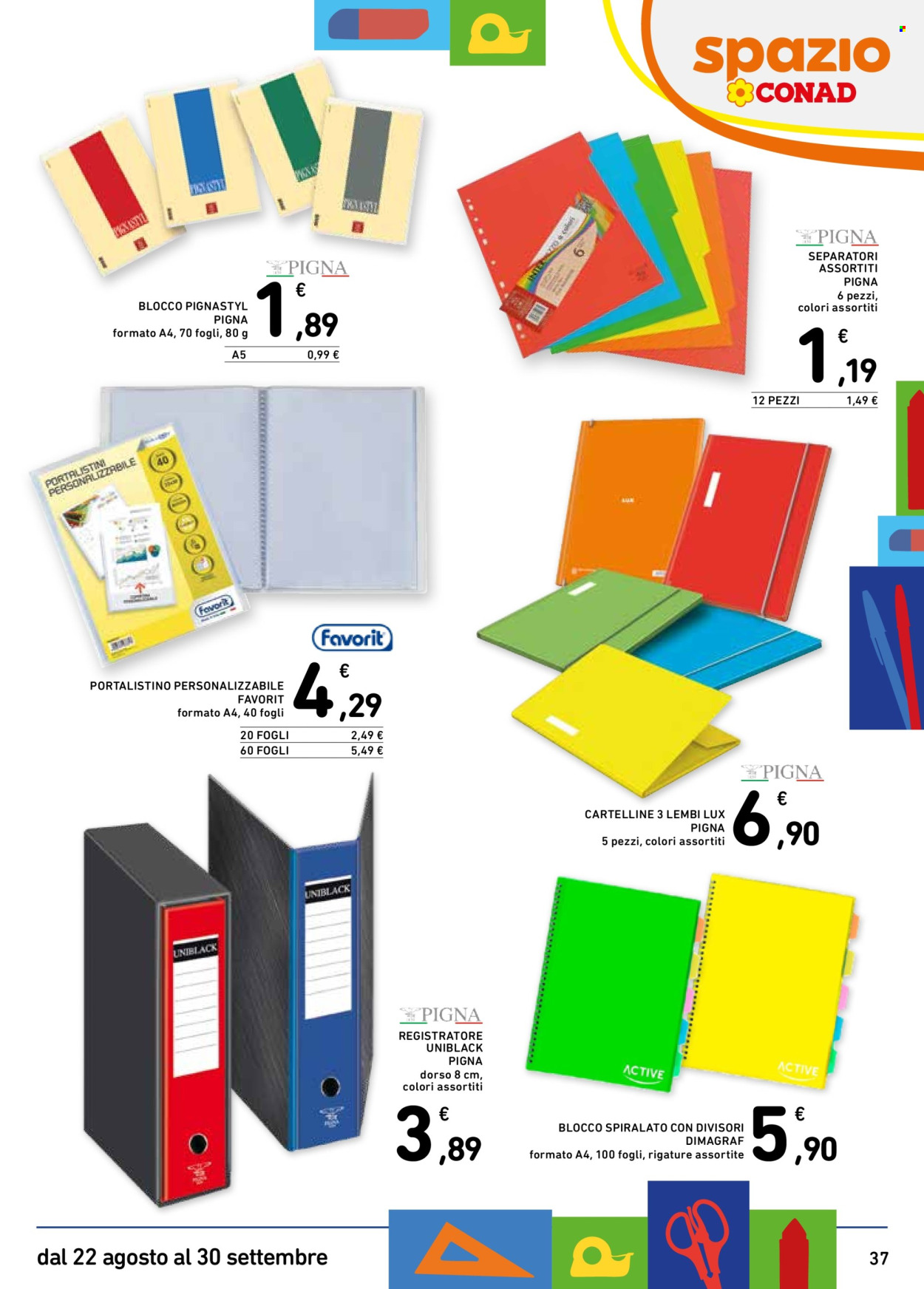 Volantino Spazio Conad - 22/8/2025 - 30/9/2025. Pagina 37