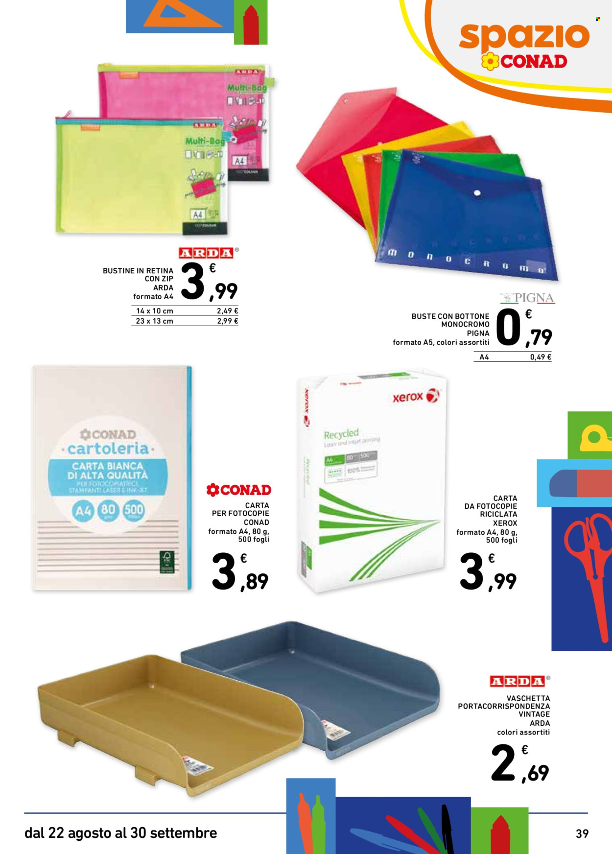 Volantino Spazio Conad - 22/8/2025 - 30/9/2025. Pagina 39