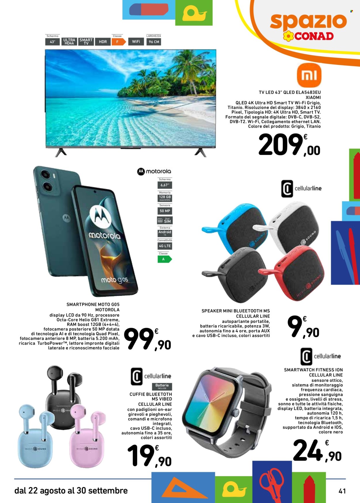 Volantino Spazio Conad - 22/8/2025 - 30/9/2025. Pagina 41