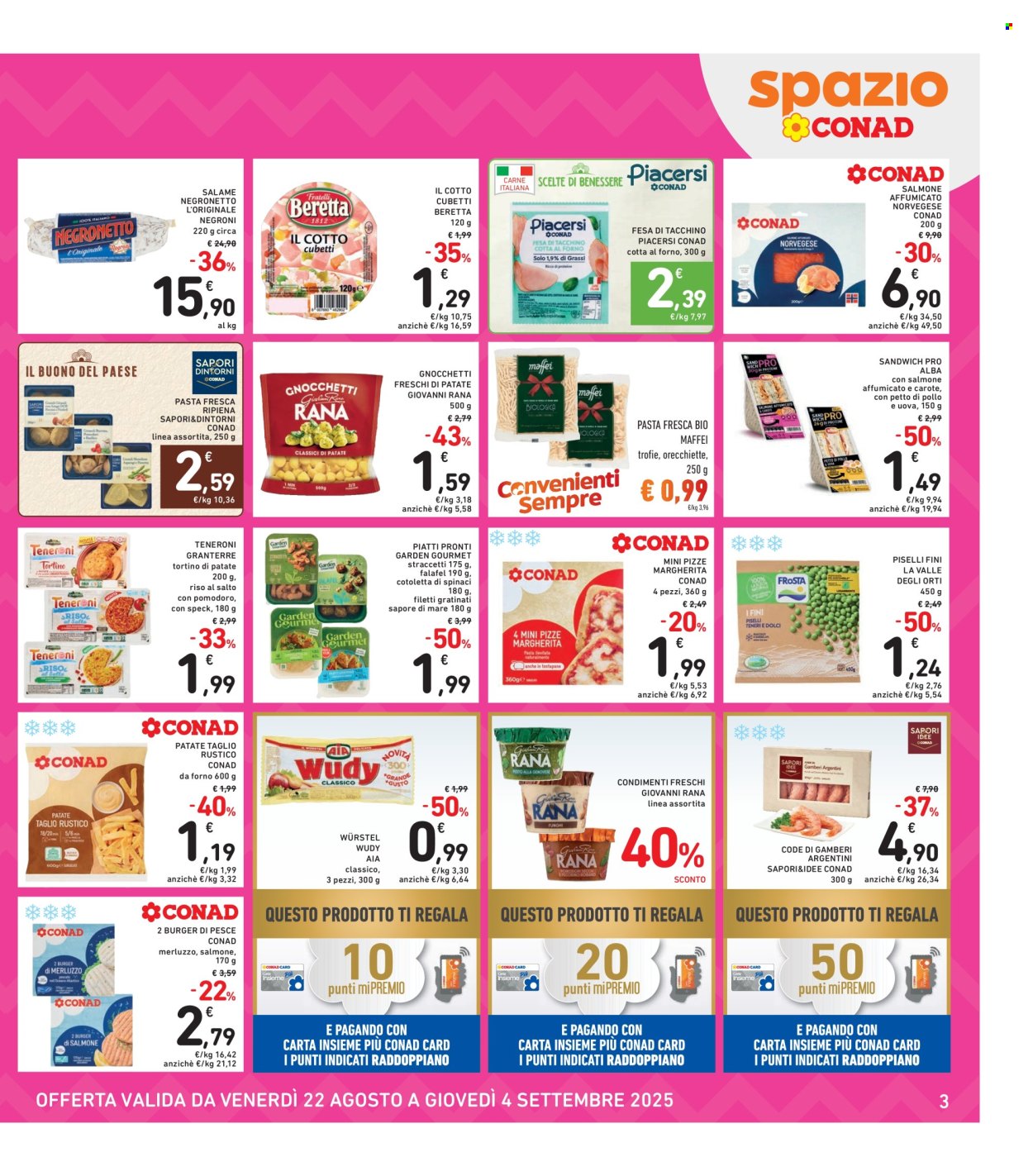 Volantino Spazio Conad - 22/8/2025 - 4/9/2025. Pagina 3