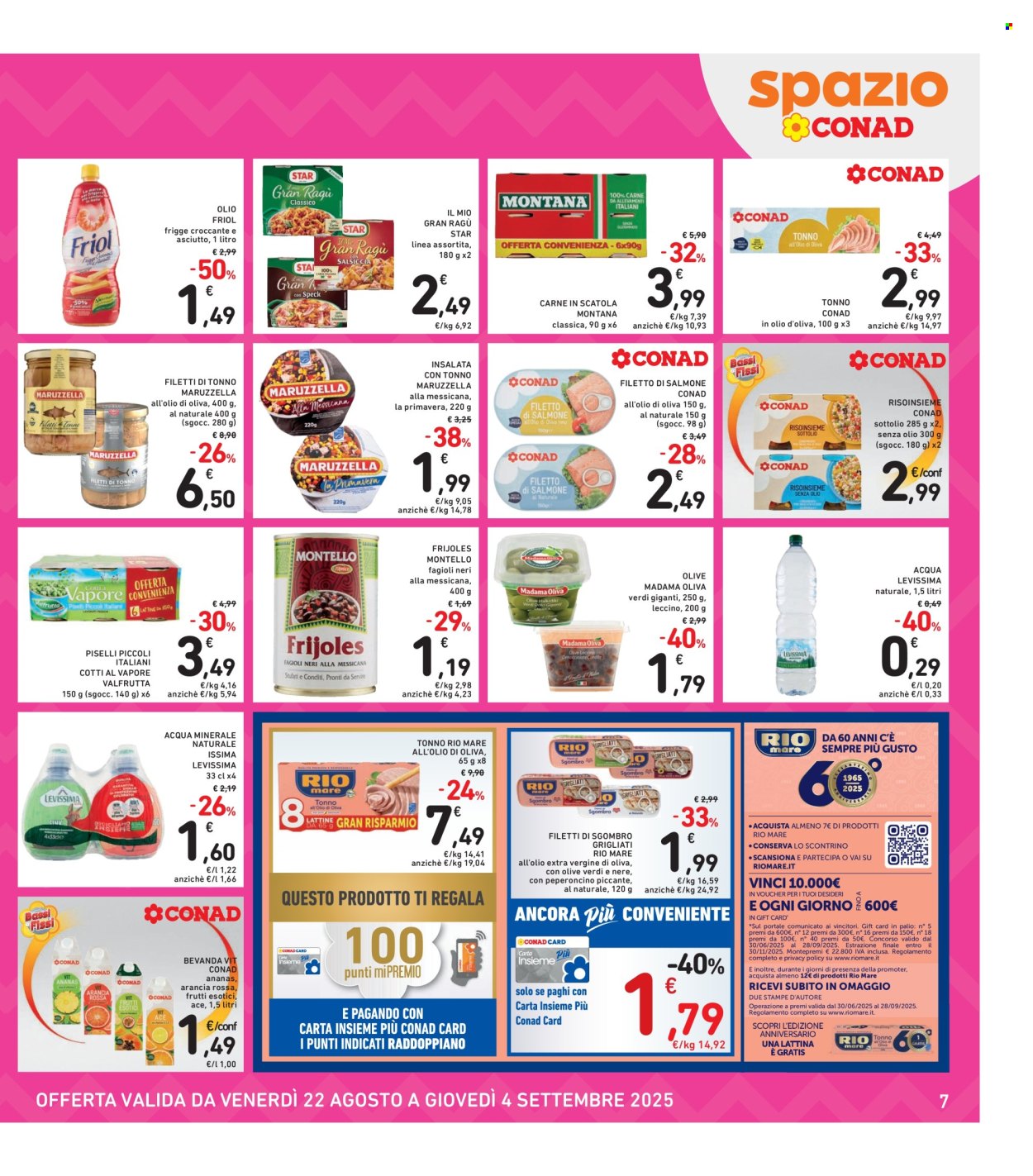 Volantino Spazio Conad - 22/8/2025 - 4/9/2025. Pagina 7