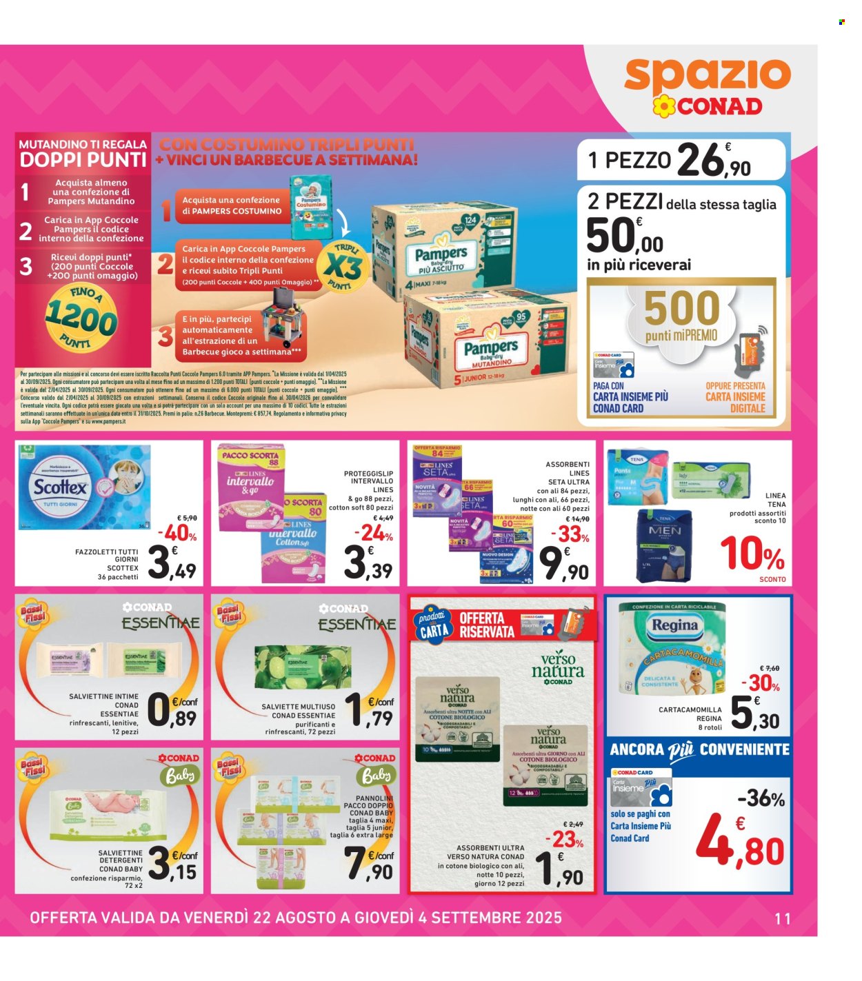 Volantino Spazio Conad - 22/8/2025 - 4/9/2025. Pagina 11
