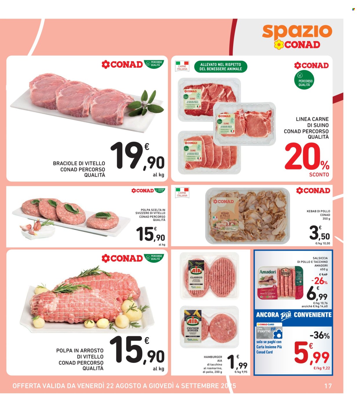 Volantino Spazio Conad - 22/8/2025 - 4/9/2025. Pagina 17