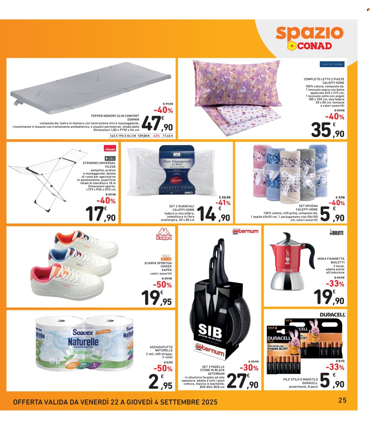 Volantino Spazio Conad - 22/8/2025 - 4/9/2025. Pagina 25