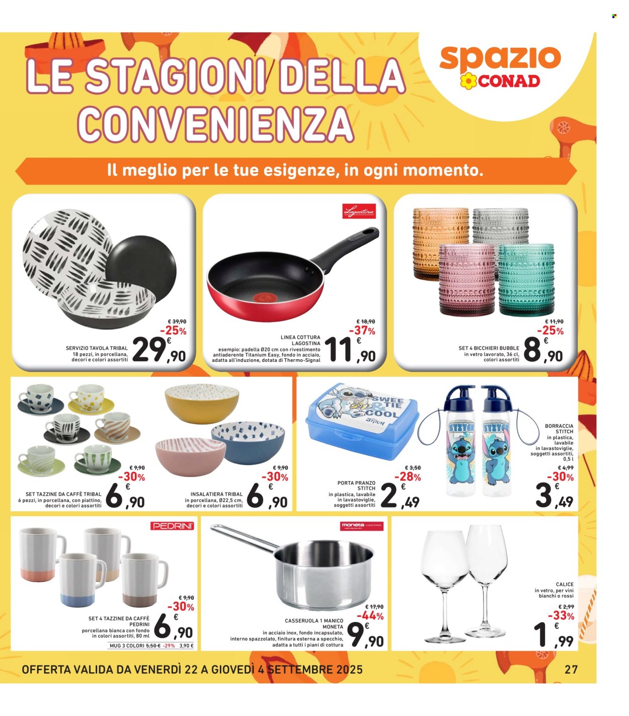 Volantino Spazio Conad - 22/8/2025 - 4/9/2025. Pagina 27