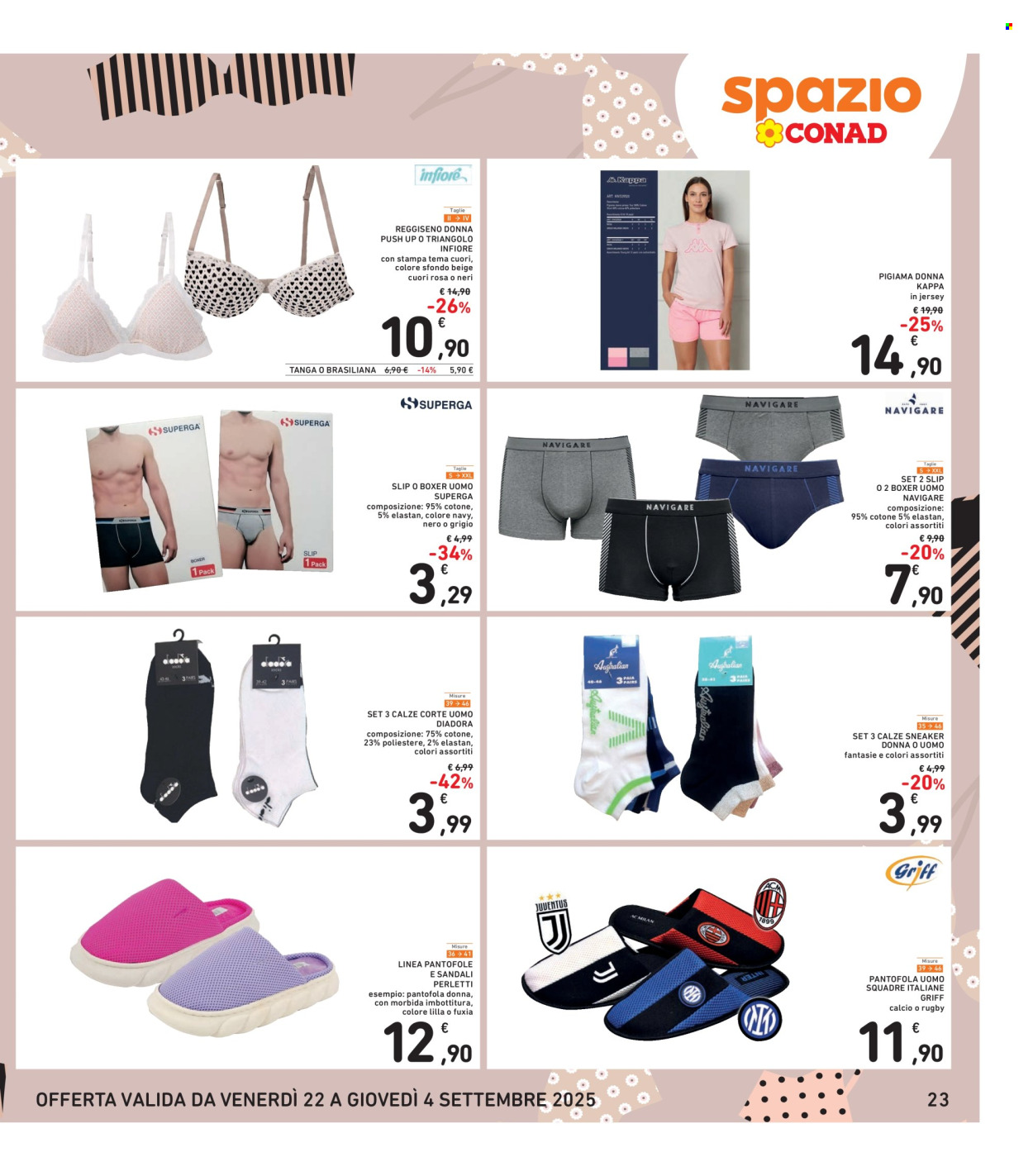 Volantino Spazio Conad - 22/8/2025 - 4/9/2025. Pagina 23