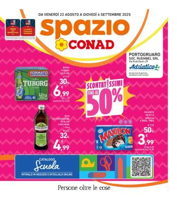 Volantino Spazio Conad - 22/8/2025 - 4/9/2025.