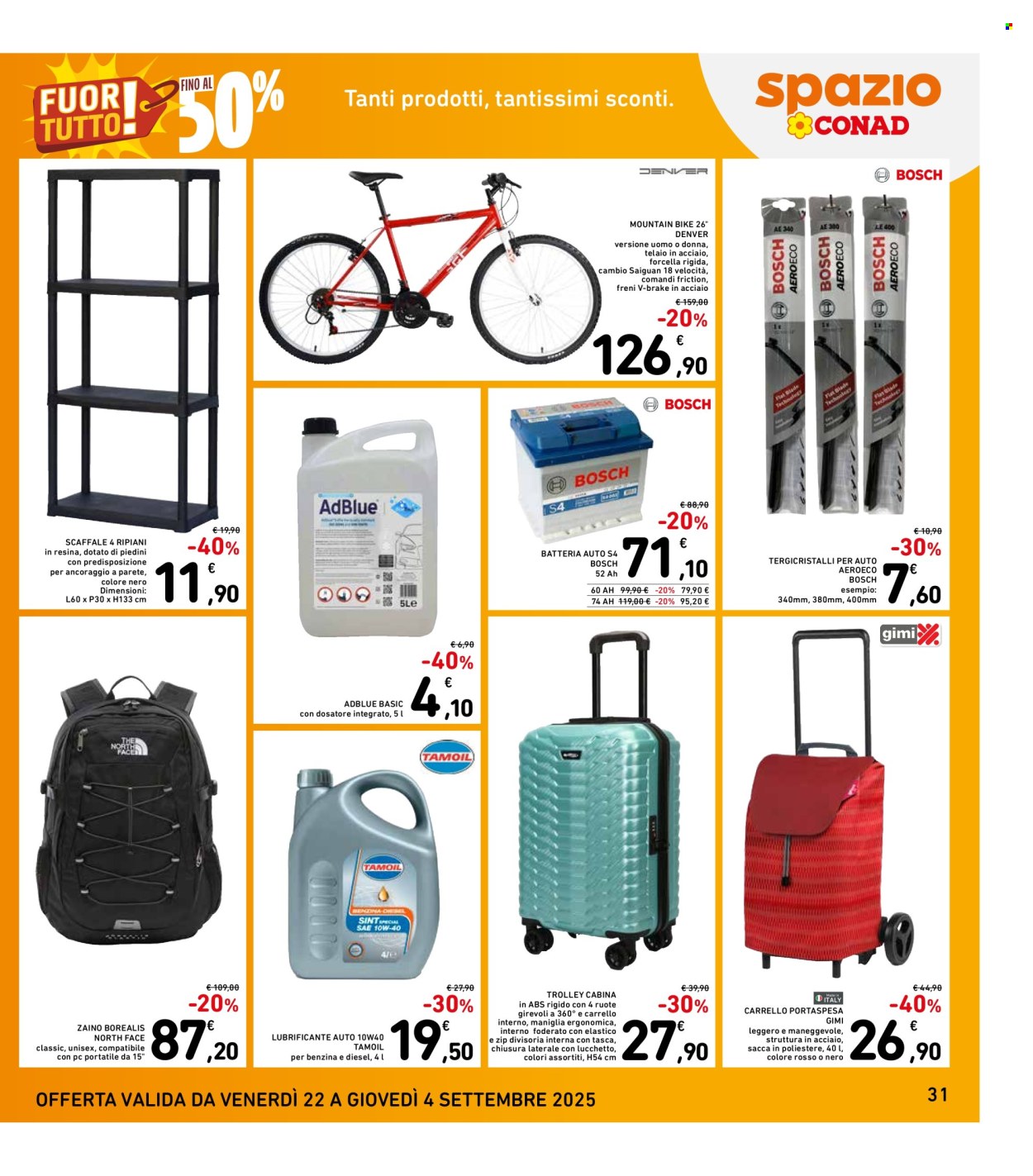 Volantino Spazio Conad - 22/8/2025 - 4/9/2025. Pagina 31
