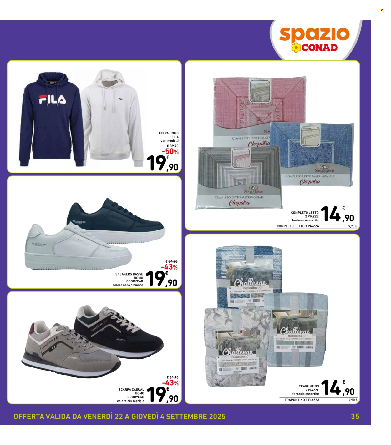 Volantino Spazio Conad - 22/8/2025 - 4/9/2025. Pagina 35