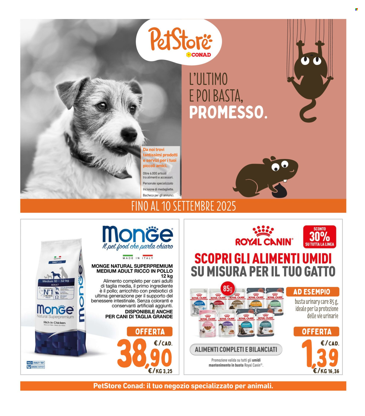 Volantino Spazio Conad - 22/8/2025 - 4/9/2025. Pagina 39
