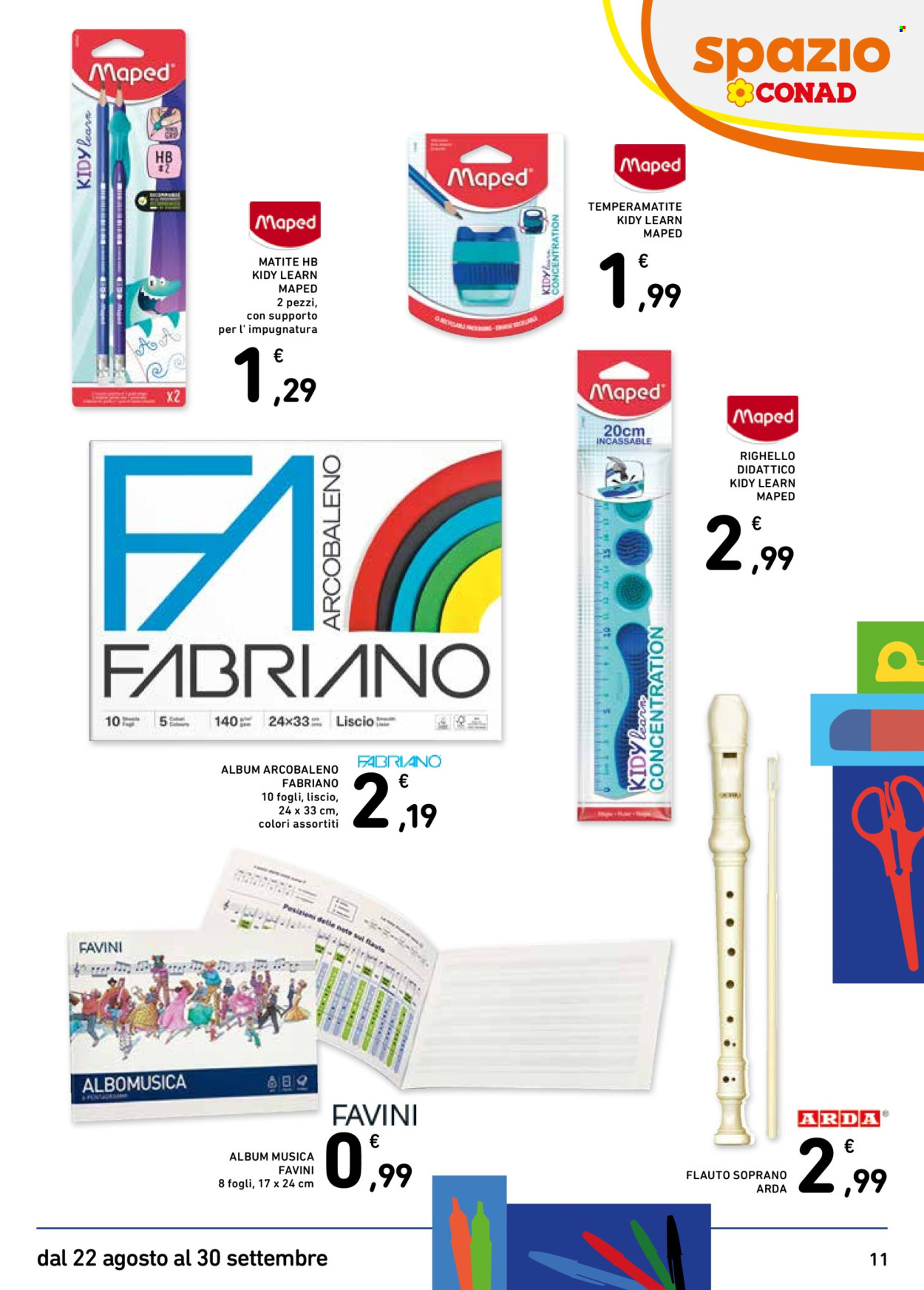 Volantino Spazio Conad - 22/8/2025 - 30/9/2025. Pagina 11