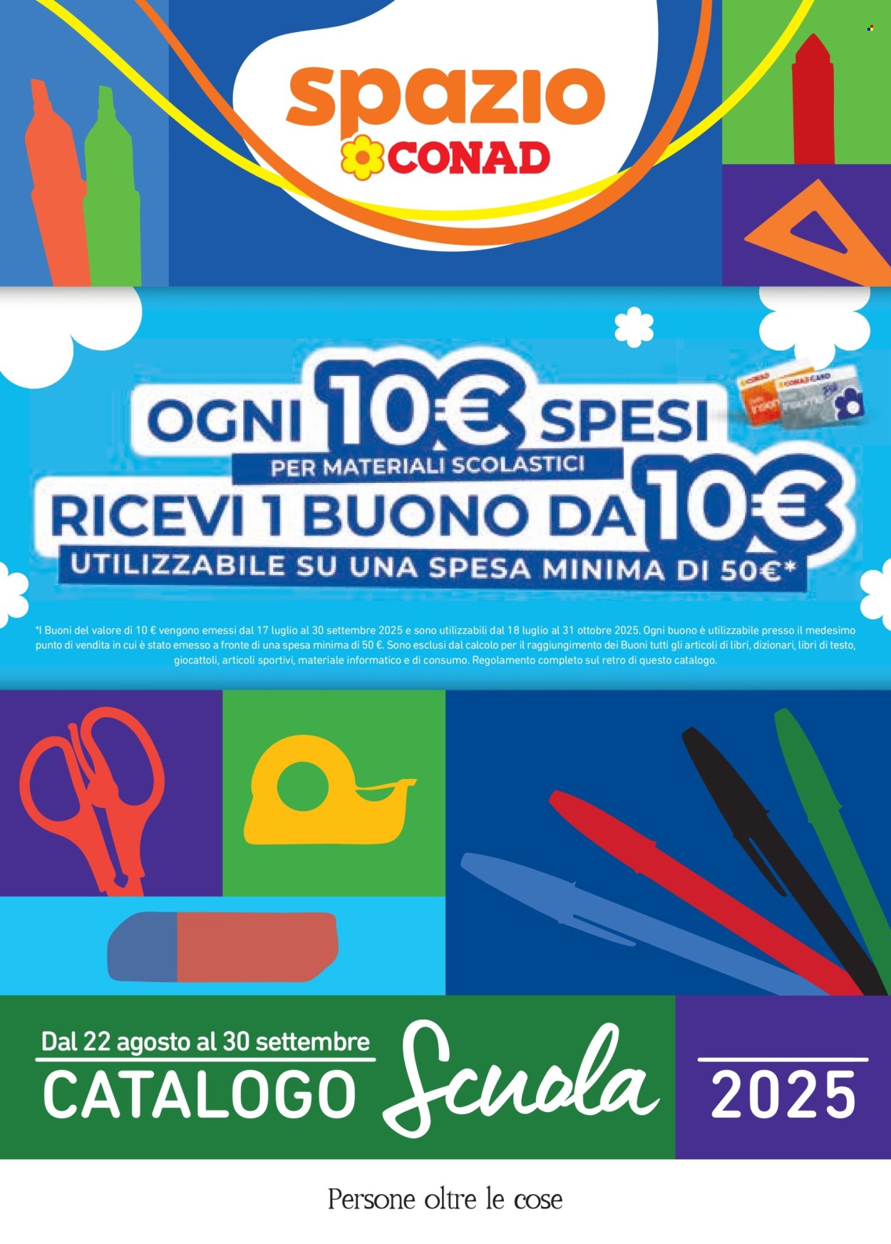 Volantino Spazio Conad - 22/8/2025 - 30/9/2025. Pagina 1