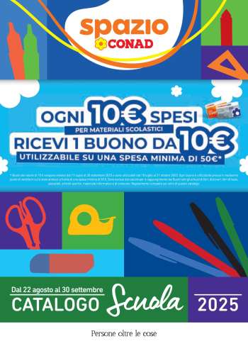 Volantino Spazio Conad - 22/8/2025 - 30/9/2025.