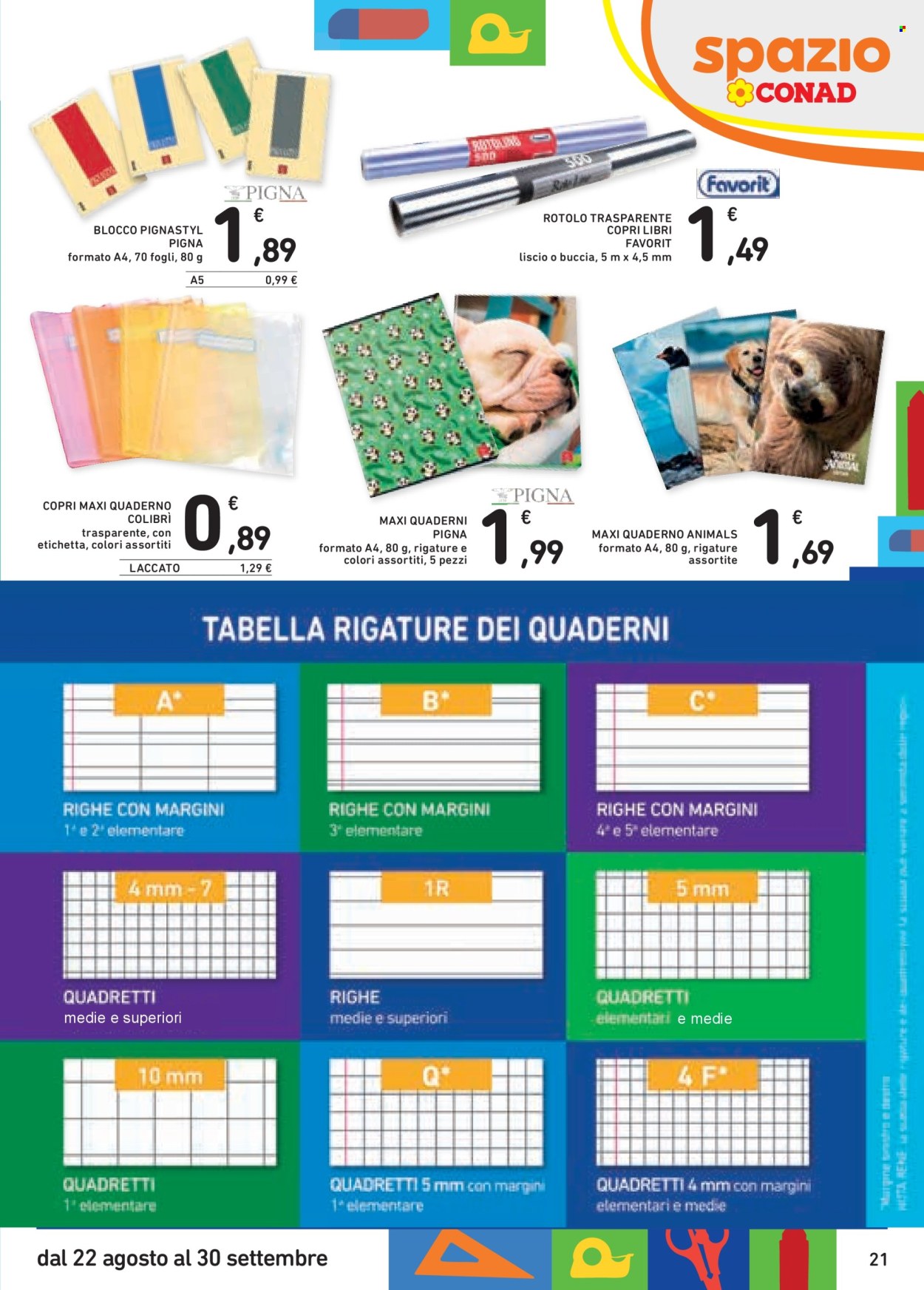 Volantino Spazio Conad - 22/8/2025 - 30/9/2025. Pagina 21