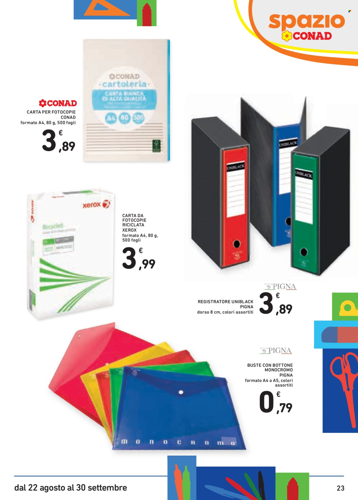 Volantino Spazio Conad - 22/8/2025 - 30/9/2025. Pagina 23