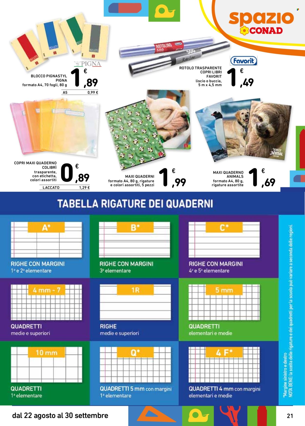 Volantino Spazio Conad - 22/8/2025 - 30/9/2025. Pagina 21