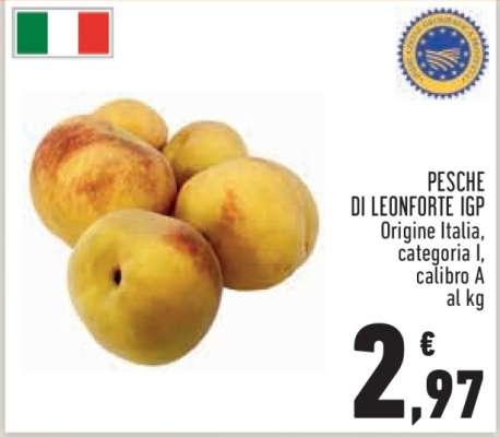 PESCHE DI LEONFORTE IGP