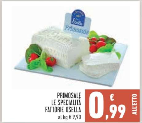 Primosale Le Specialità Fattorie Osella