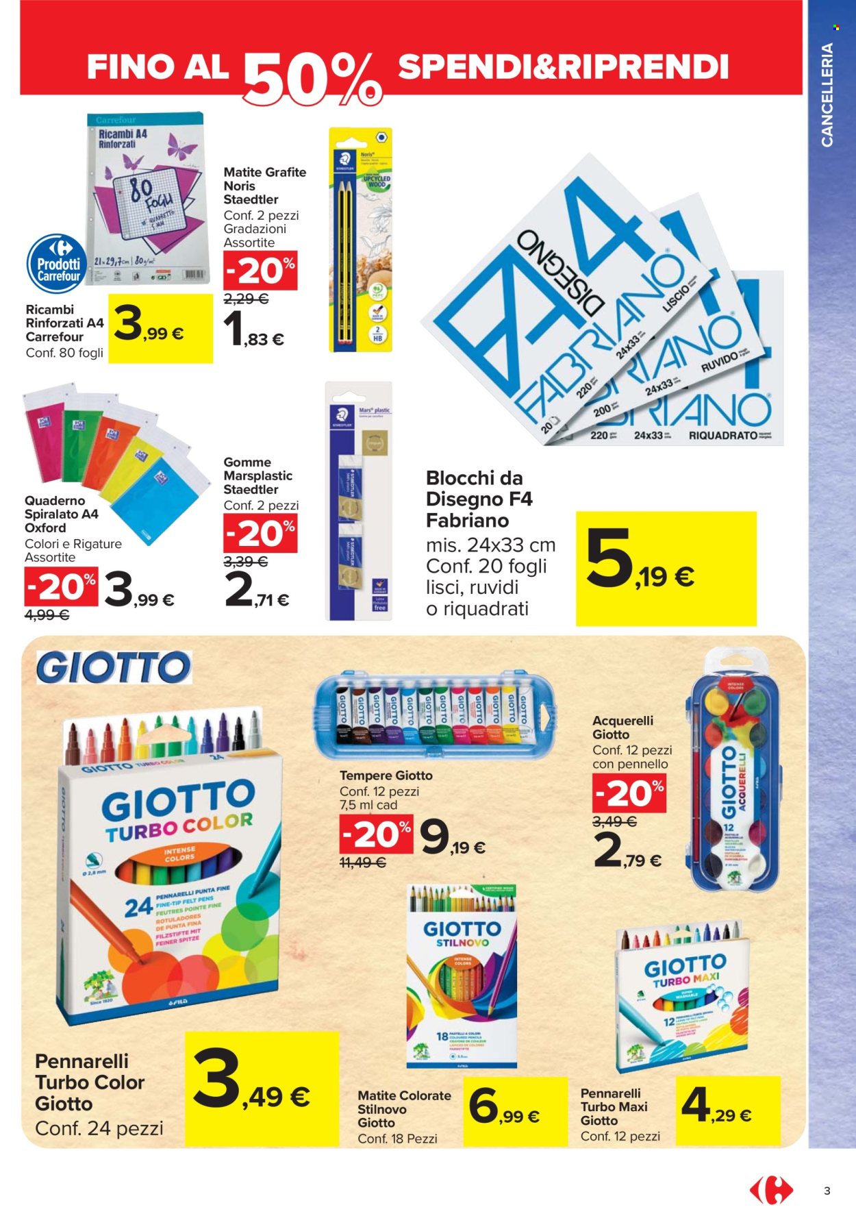 Volantino Carrefour - 18/8/2025 - 28/9/2025. Pagina 3